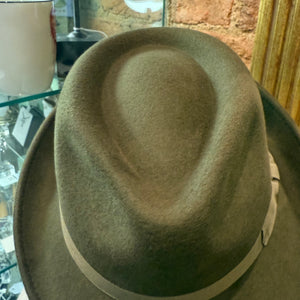 Classic Clarke Olive Wool Trilby