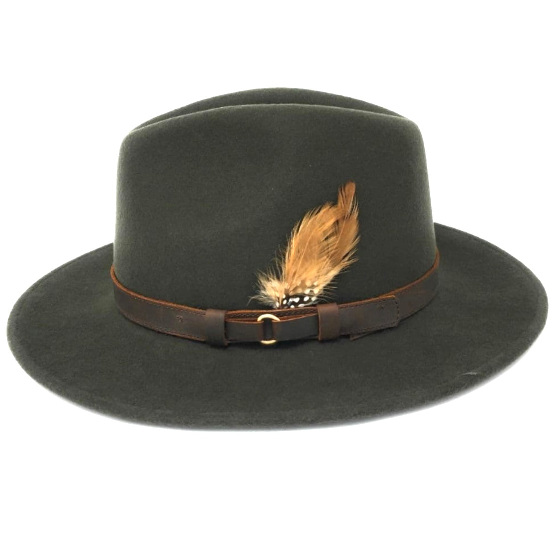 Ranger Style Wool Fedora Hat