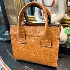Kelly Square Italian Leather Bag