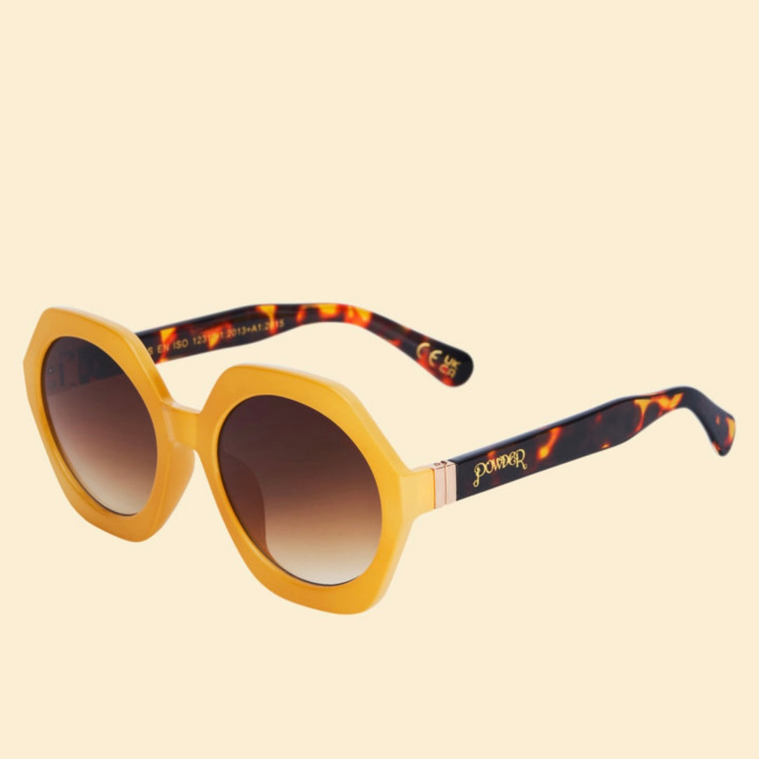 Georgie Ltd Ed.  Mustard/Tortoiseshell Sunglasses