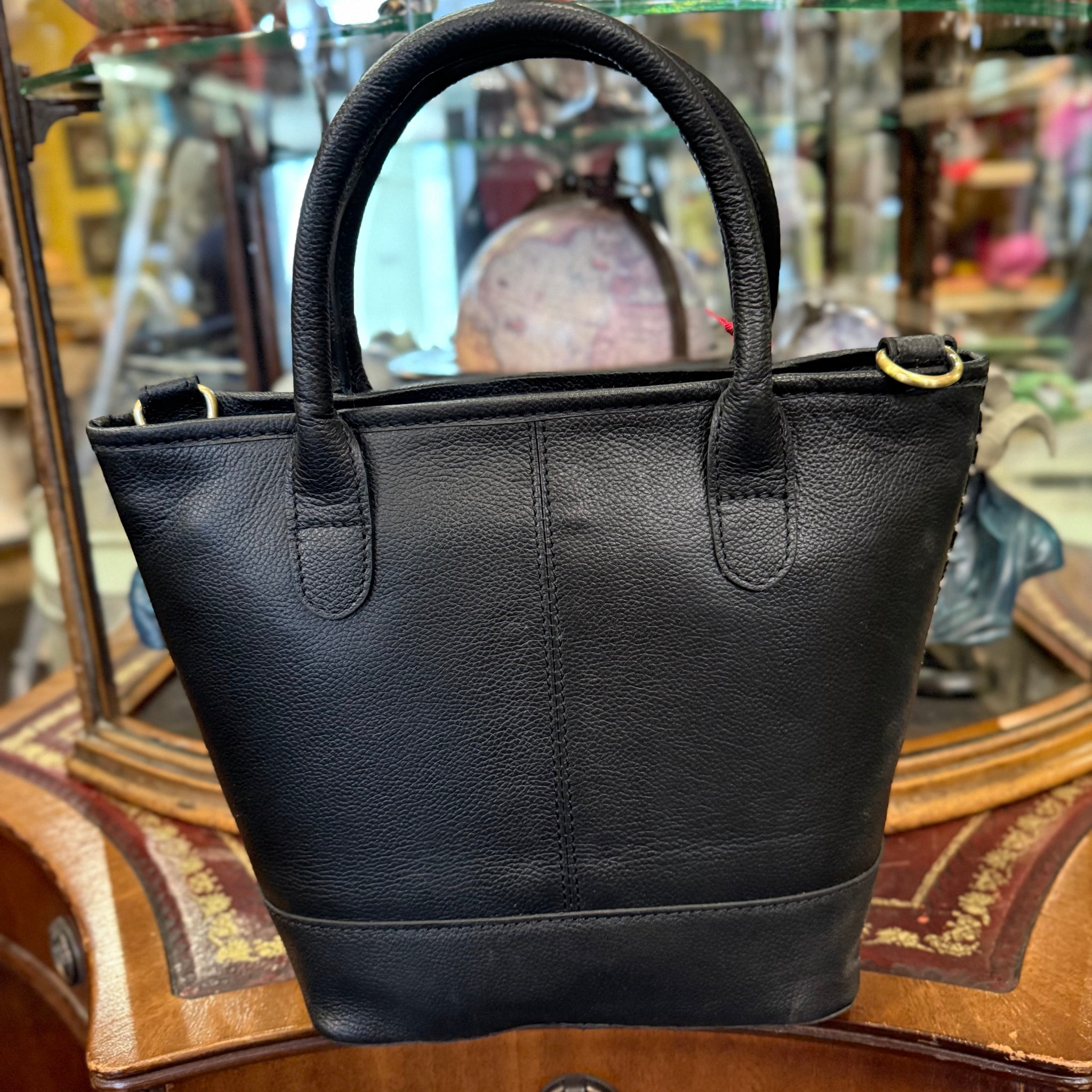 Chloe Leather And Tweed Grab Bag