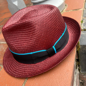 Colourful Straw Panama Trilby