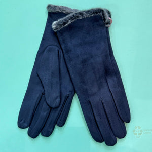 LuLu Faux Fur Edged Gloves