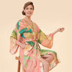 Tropical Candy Kimono Gown