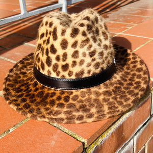 Christie’s Fur Felt Fedora - Animal Print