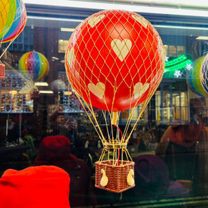 Red Balloon with Hearts Mobile