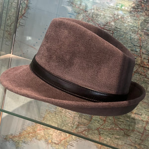 Sam Spade Charcoal Fur Felt Trilby Hat