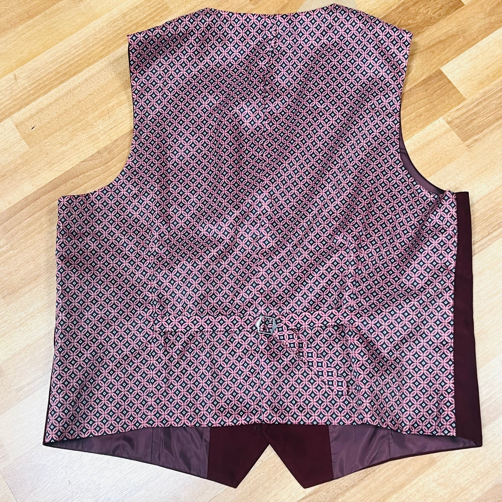 Burgundy Waistcoat by Joe Browns 48R