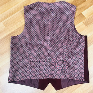 Burgundy Waistcoat by Joe Browns 48R