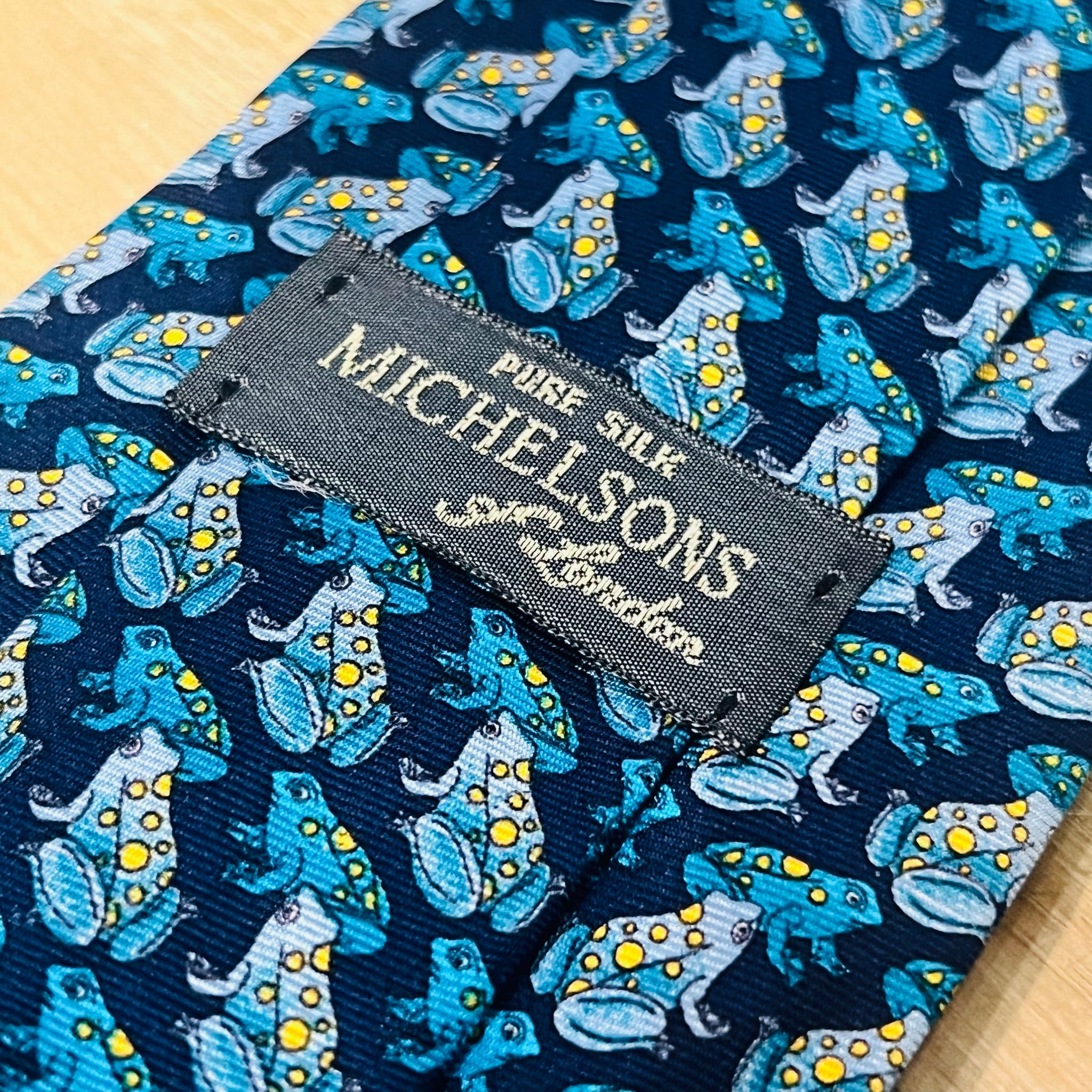 Silk Tie - Frogs