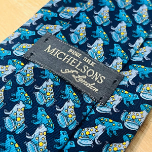 Silk Tie - Frogs