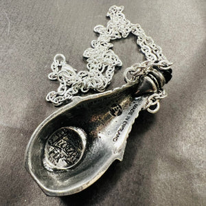 Pewter Lucretia’s Fix Bottle Pendant Necklace