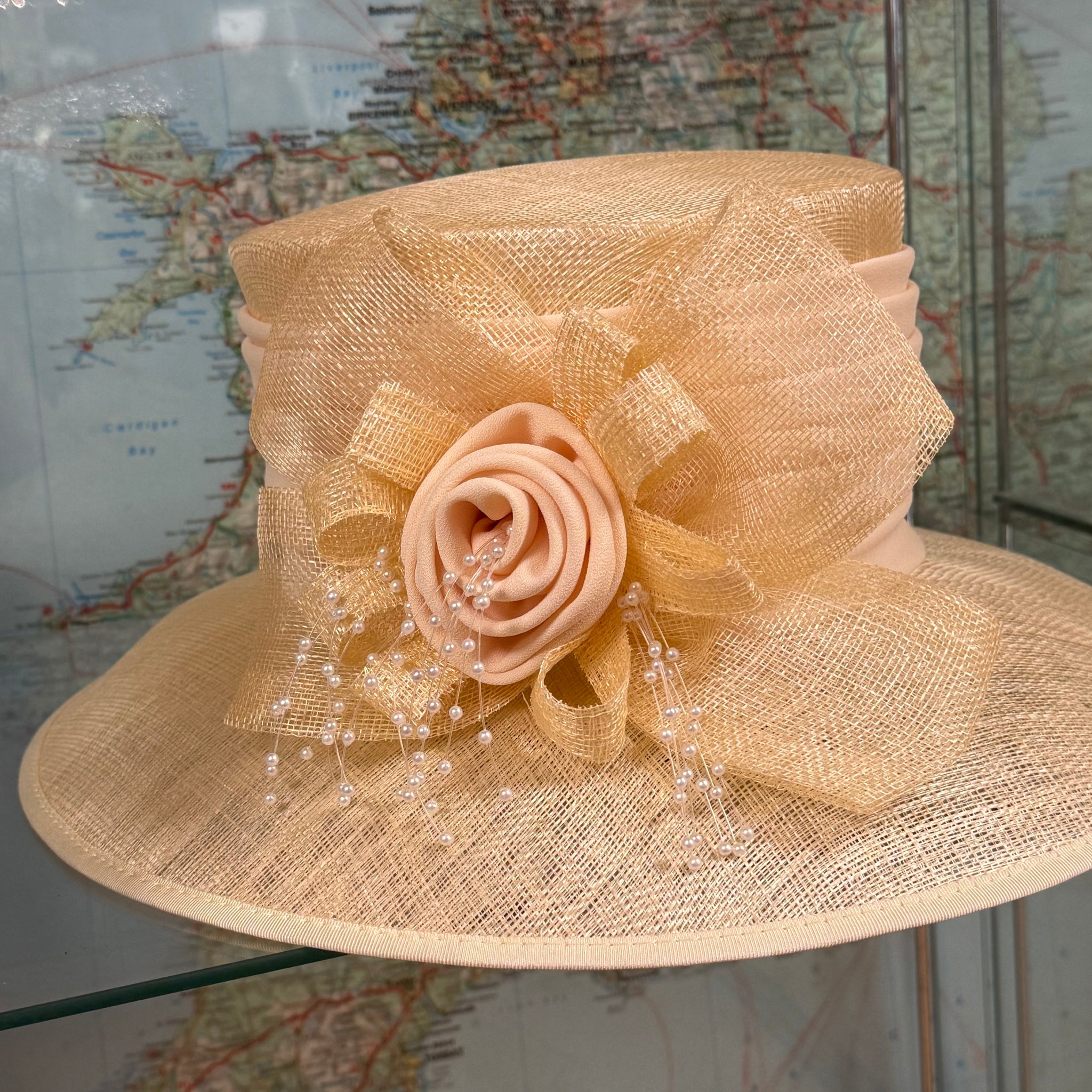Veronica Special Occassion Hat With Rose