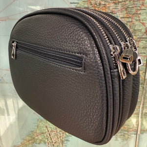 Rubie Three Compartment Crossbody Bag