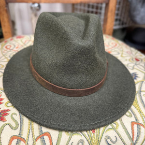 Jeremy Mixed Wool Fedora Hat