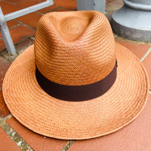 Classic Tobacco Panama Straw Hat