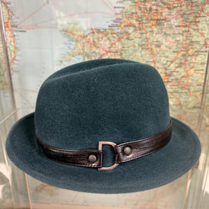 Sea Teal Fur Felt Trilby