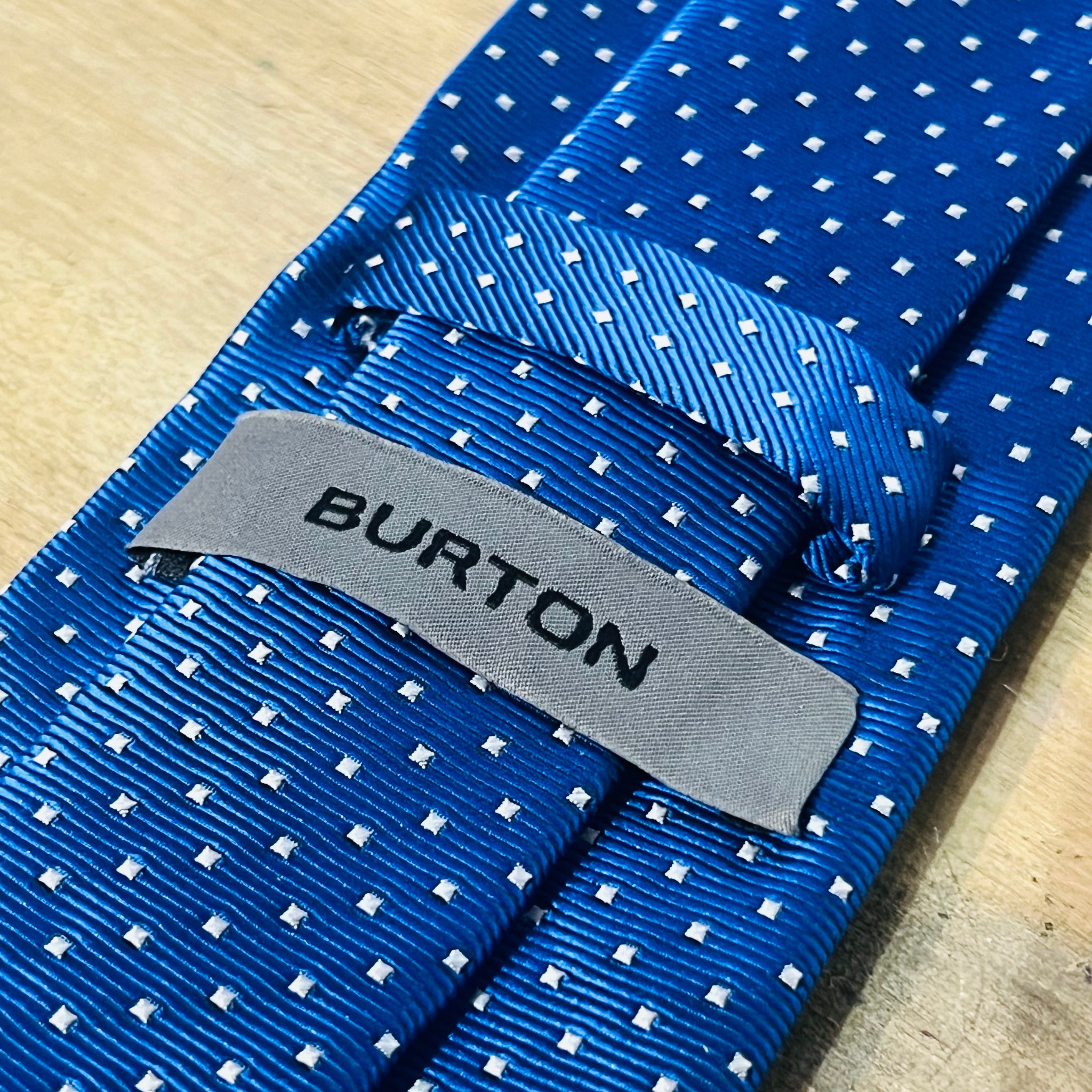 Tie - Royal Blue Polka Dot