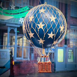 Blue Stars Air Balloon Mobile