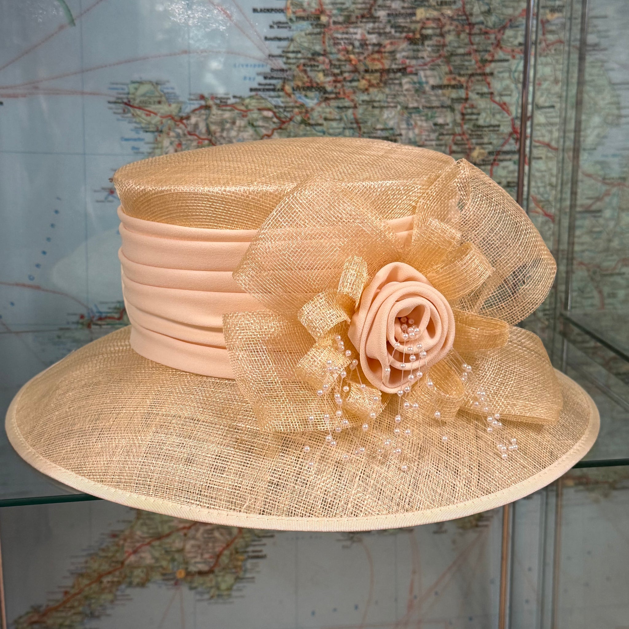 Veronica Special Occassion Hat With Rose