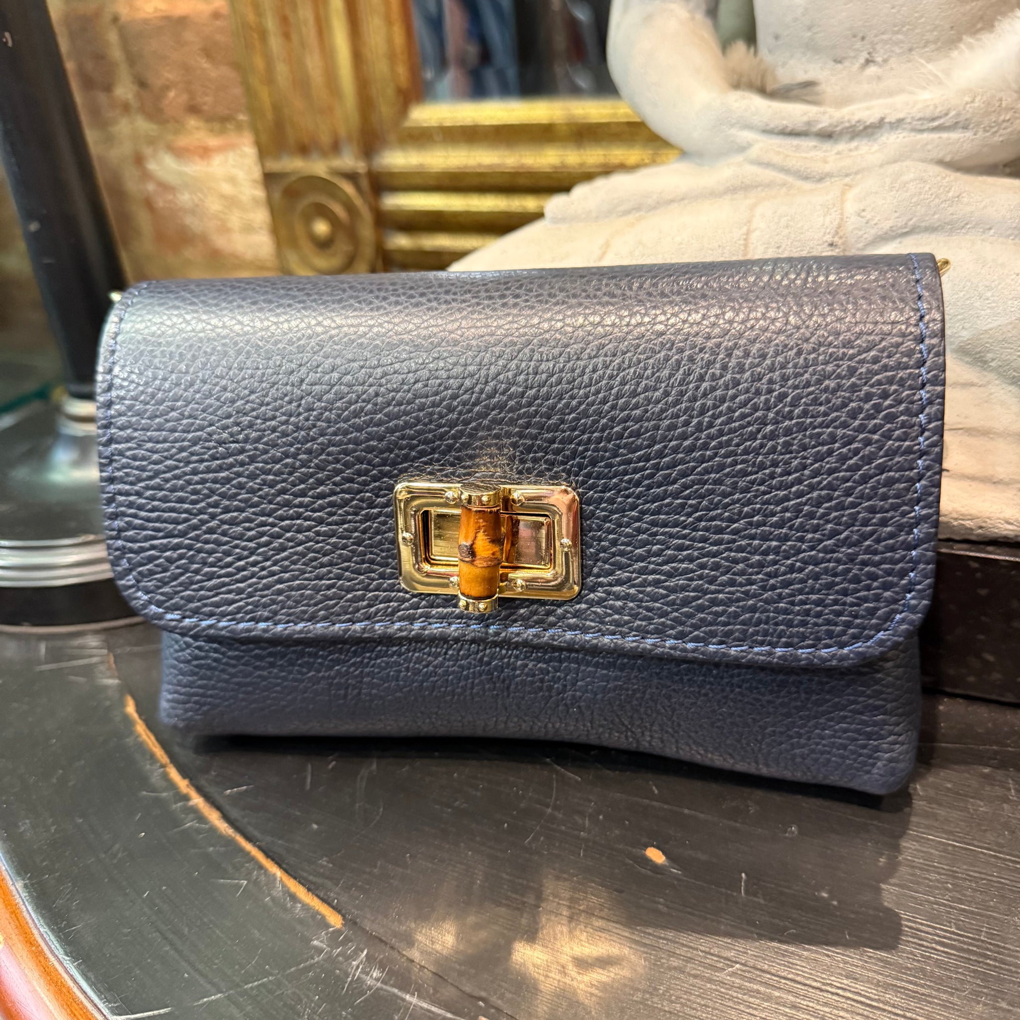 Molly Small Italian Leather Clutch Day/Evening Bag
