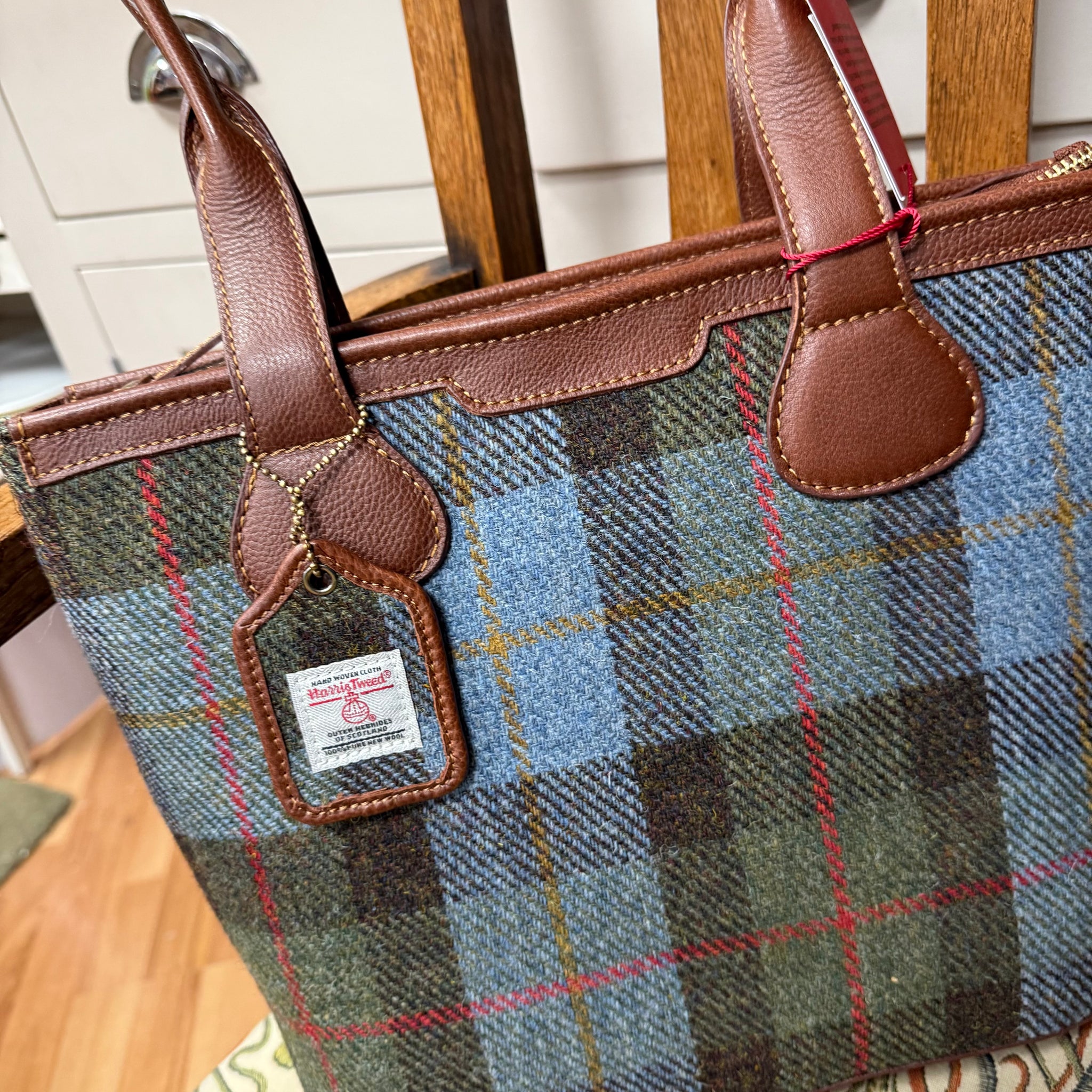 Ruby Harris Tweed & Leather Shoulder Bag