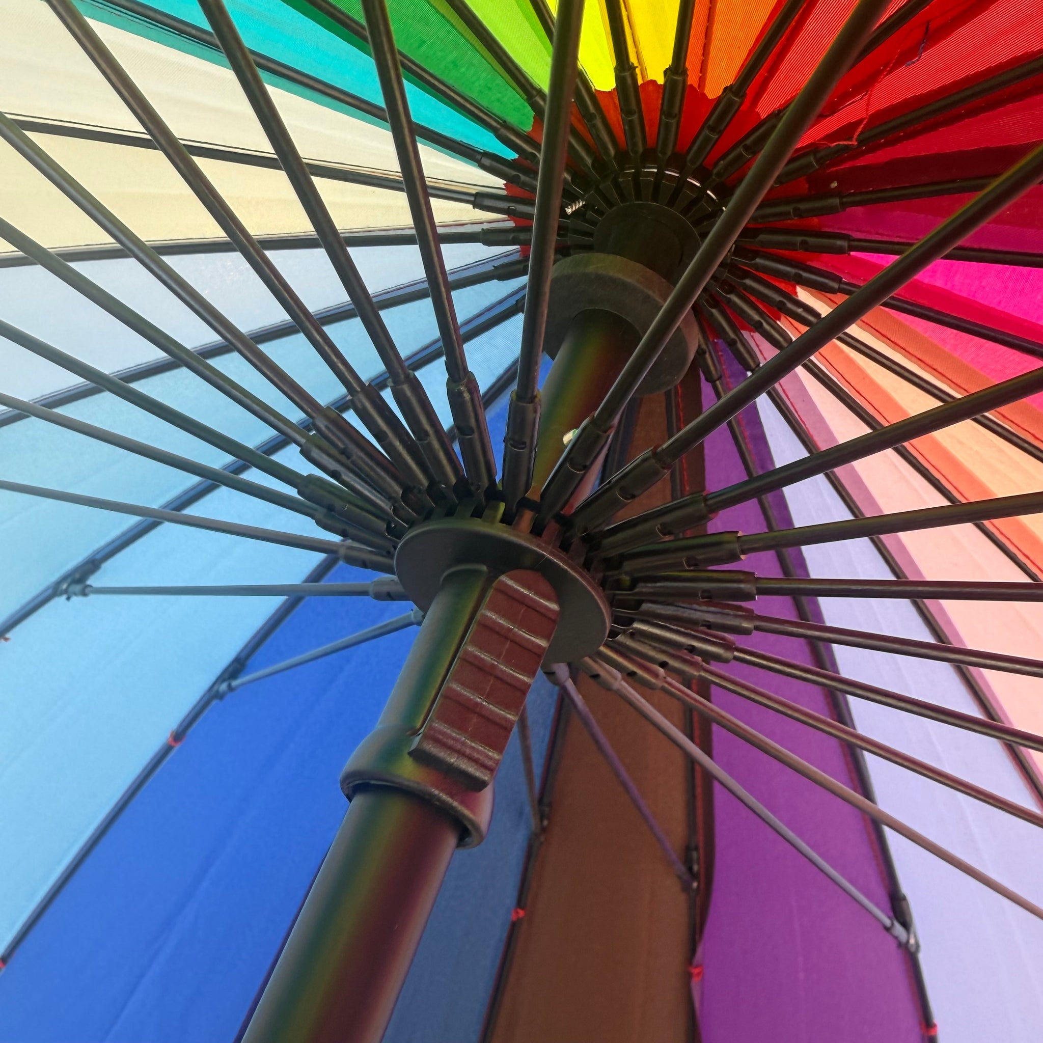 Umbrella - 105cm Dia - Rainbow