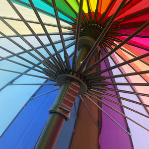 Umbrella - 105cm Dia - Rainbow