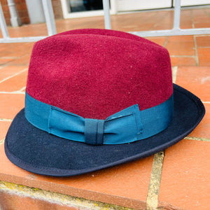 Three Colour Trilby Hat