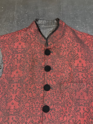 Handmade Mandarin Collar Waistcoat