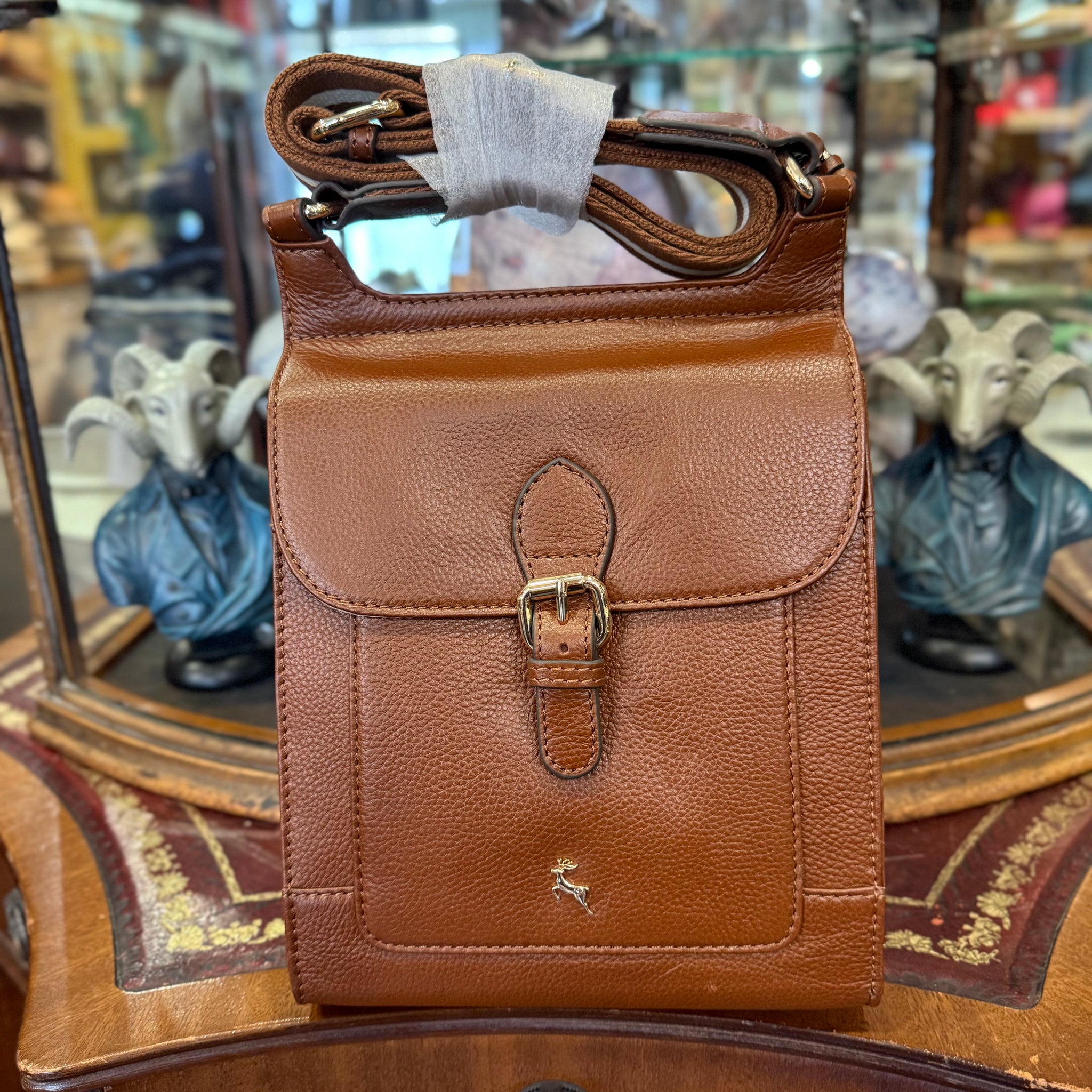 Sophia Leather Crossbody Bag