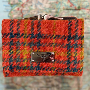 Harris Tweed Lottie Clasp Fastener Purse
