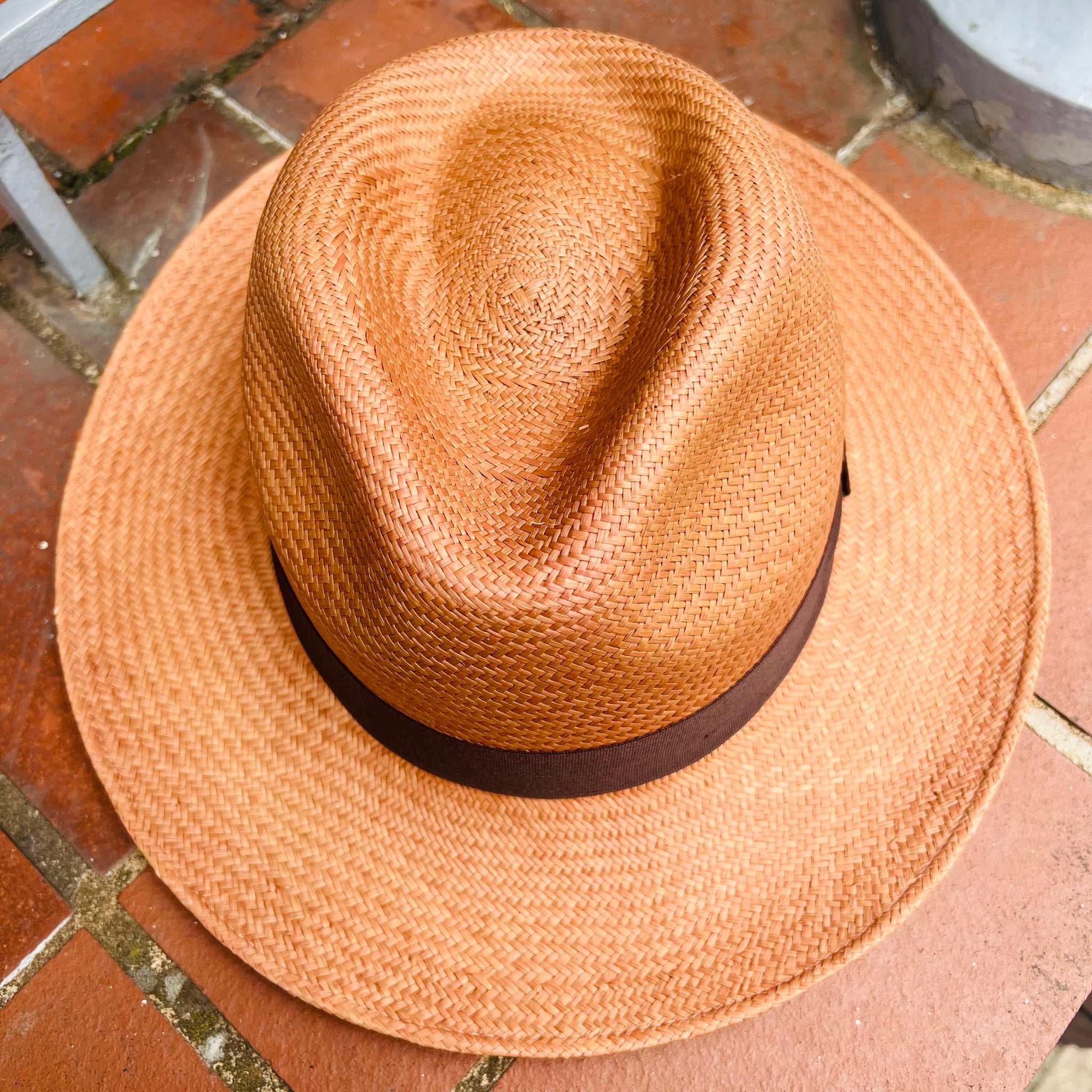 Classic Tobacco Panama Straw Hat