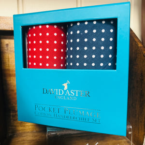 Red / Blue & White Handkerchiefs