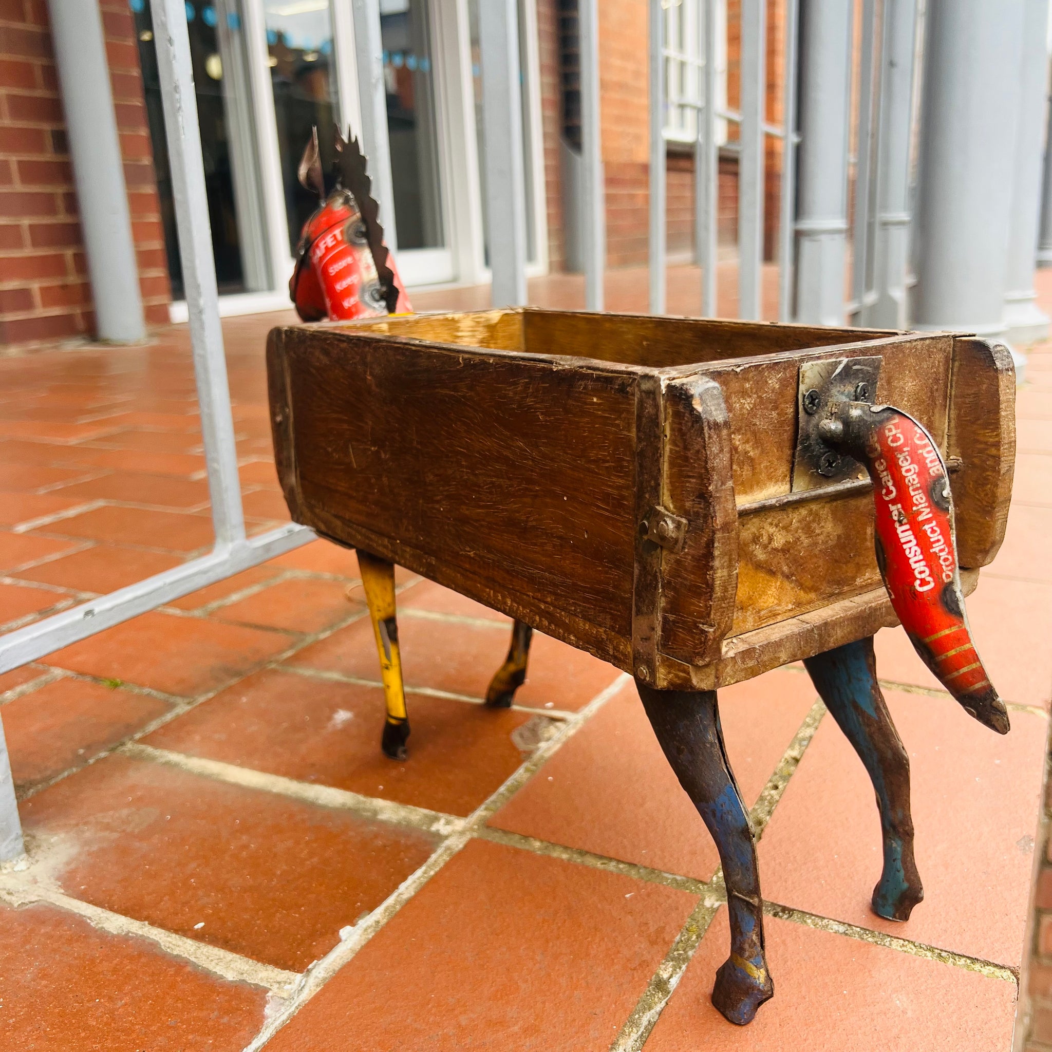 Antique Brick Mould Storage Container