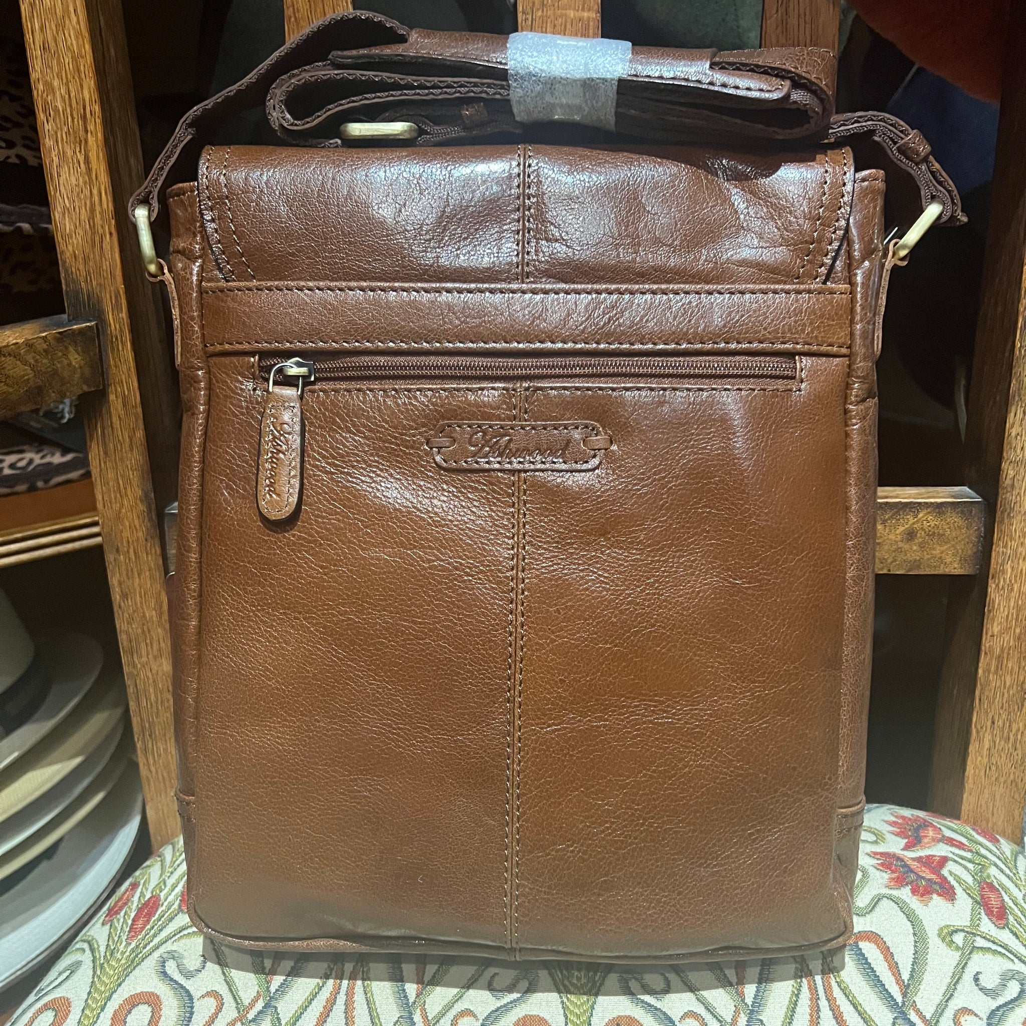 Leather Benjamin Messenger Bag