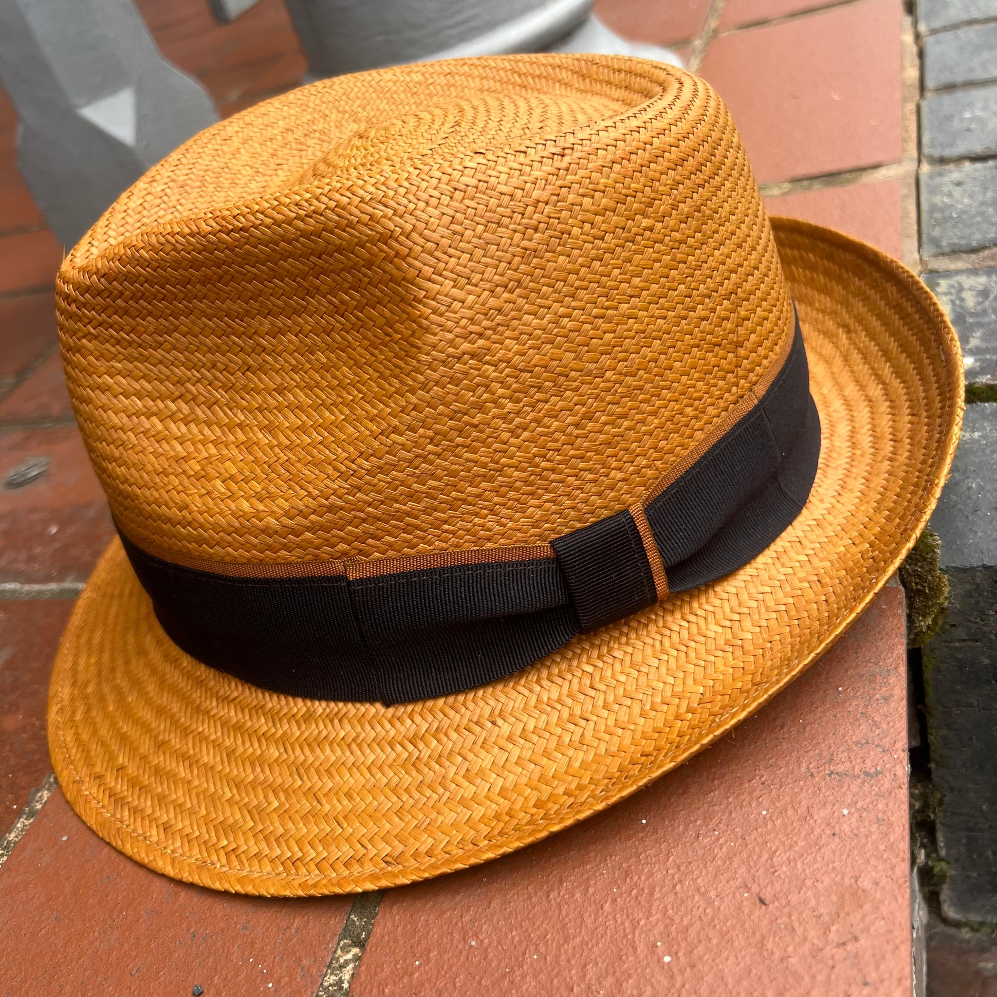 Colourful Straw Panama Trilby