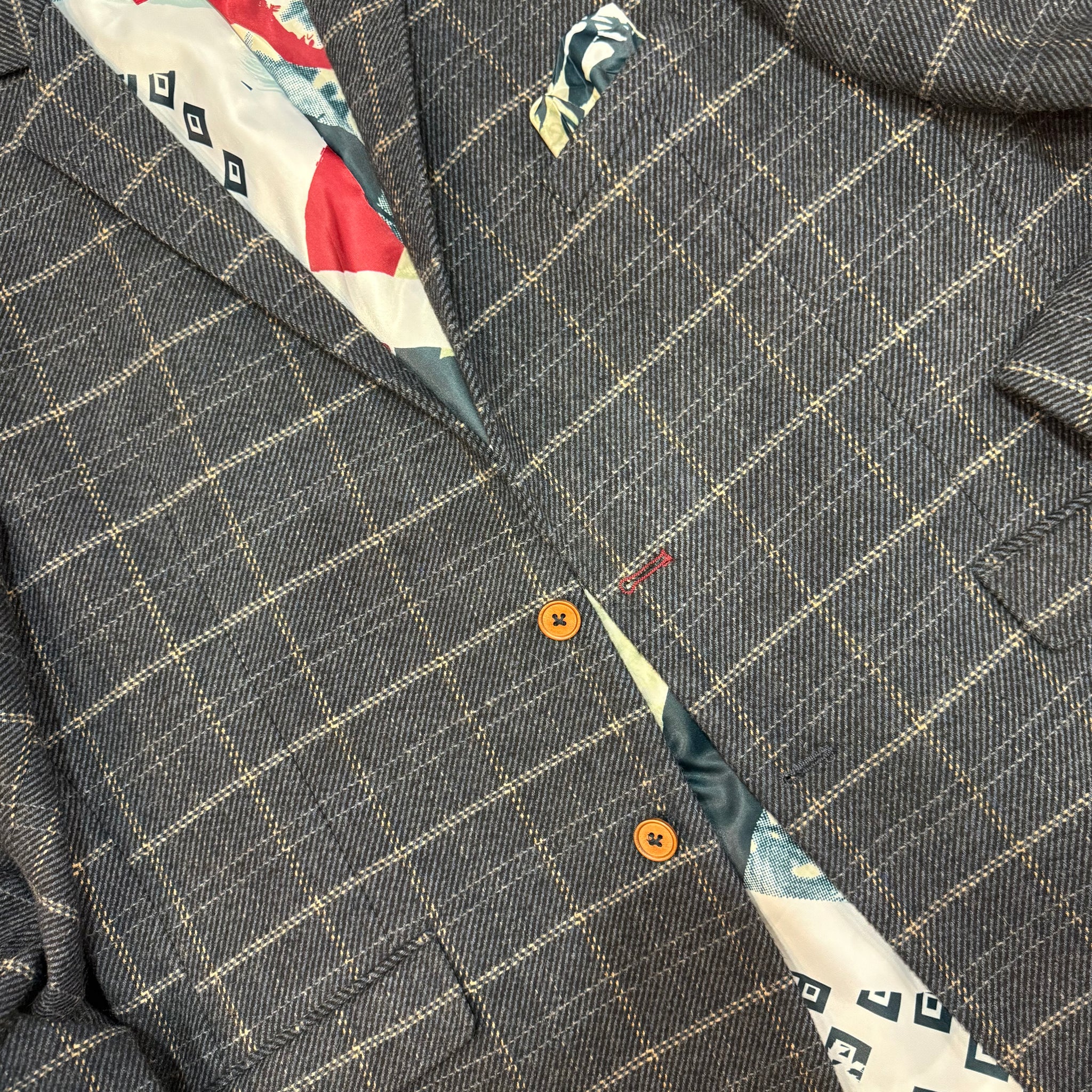 Gents Jacket Windowpane Check (48R)