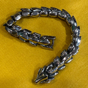 Polished Steel Bracelet - Flexi Dragon