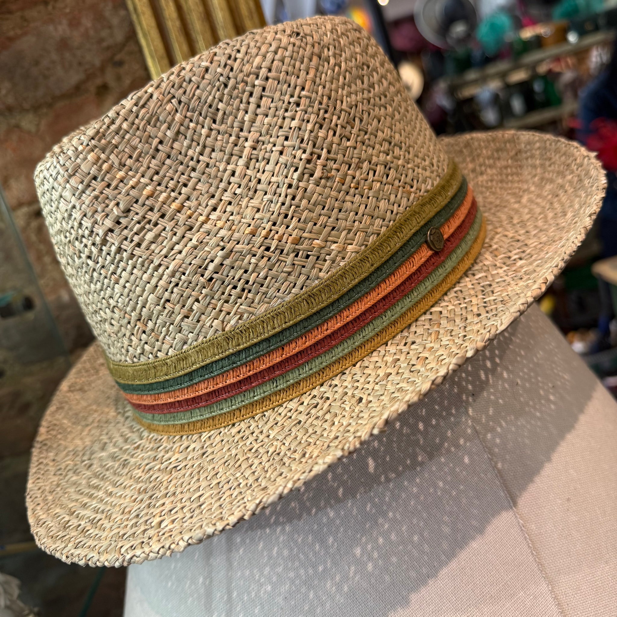 Flemming Seagrass Summer Trilby Hat