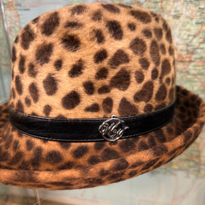 Philip Animal Print Fur Felt Trilby Hat