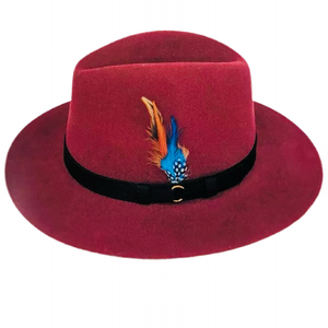 Ranger Style Wool Fedora Hat