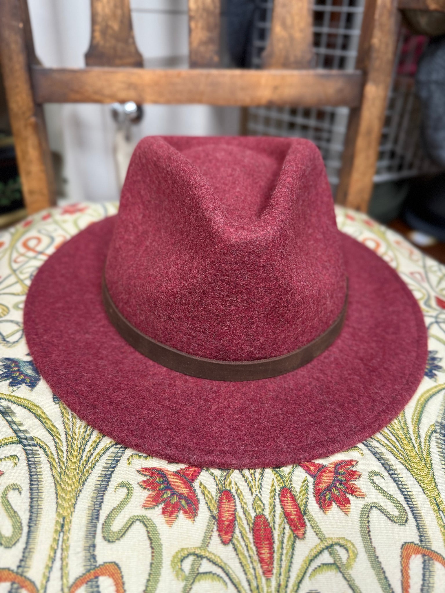 Lindsay Mixed Wool Fedora Hat