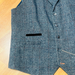 Herringbone Tweed Cavani Waistcoat 40R