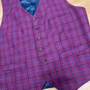 Burgundy Waistcoat by Lester Bowden