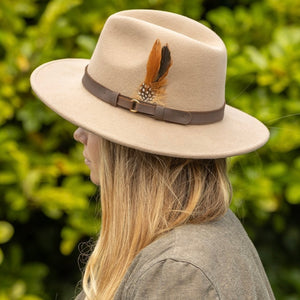 Ranger Style Wool Fedora Hat