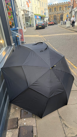 Gents Storm King Black Umbrella 120