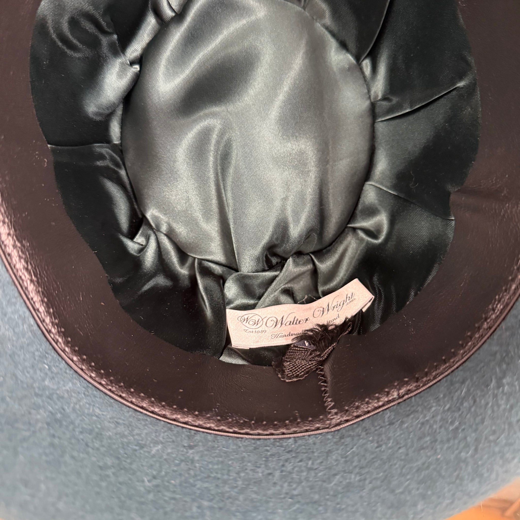 Philip Dark Teal Fur Felt Trilby Hat