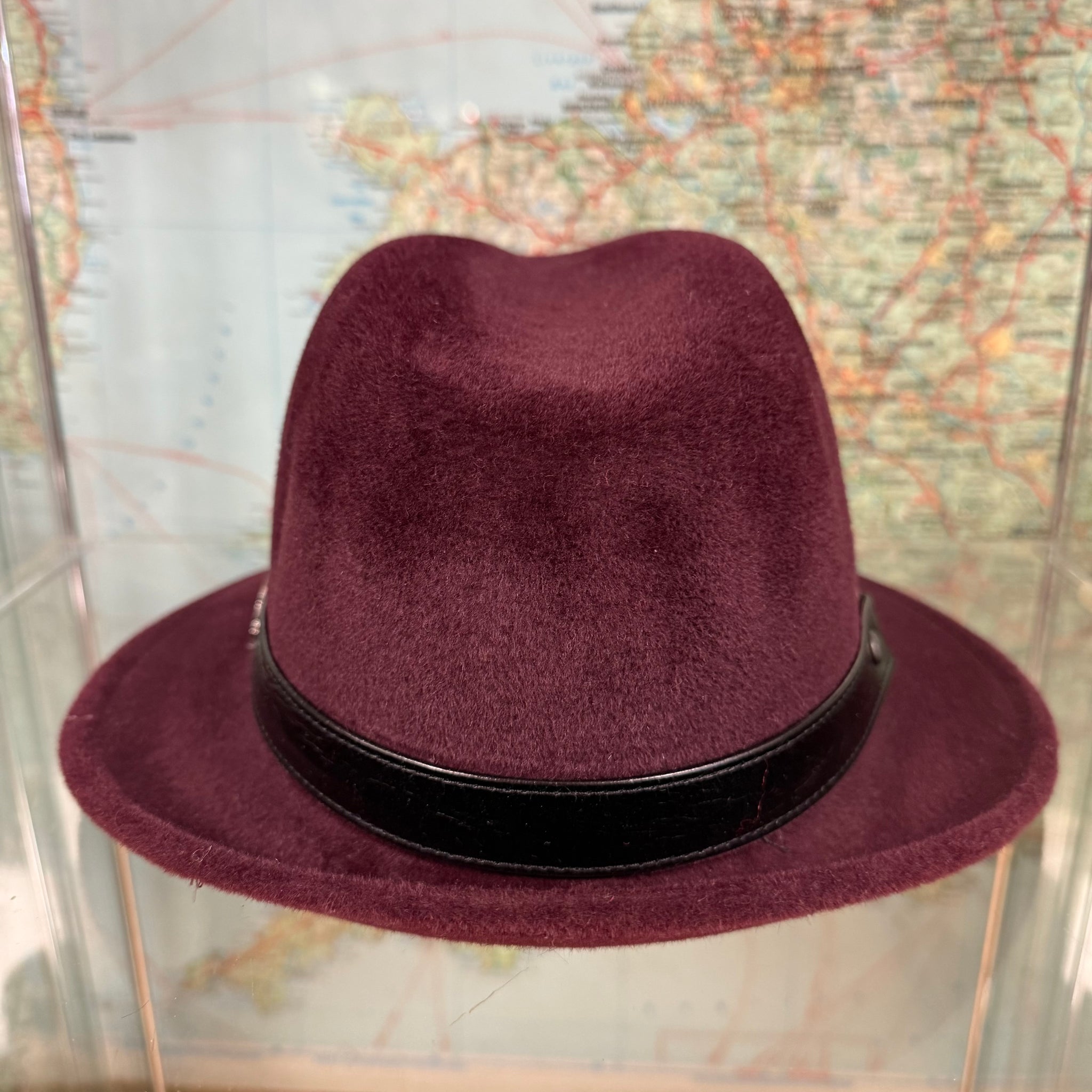 Blueberry Fur Felt Ian Trilby Hat