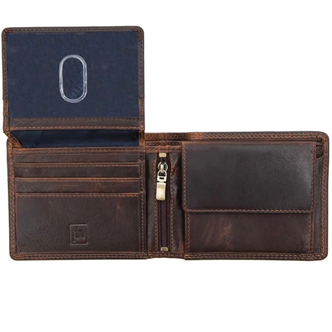 Angus Leather Tri-Fold Wallet